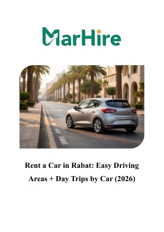Rent a Car in Rabat: Easy Areas   Day Trips (2026)