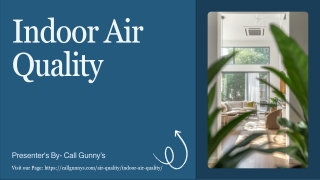 Engineered Indoor Air Quality System for Healthier, Cleaner Air