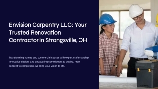Envision Carpentry LLC – Renovation & Carpentry Contractor in Strongsville, OH