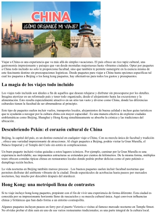 Excursiones a el país asiático todo incluido: ¡desconéctate y disfruta!