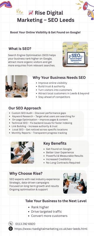SEO Company Leeds  Rise Digital Marketing Agency