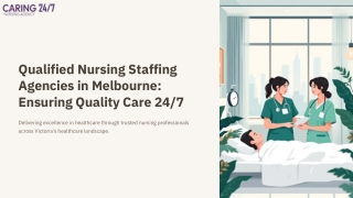 Qualified Nursing Staffing Agencies in Melbourne