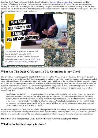 Without Insurance Automobile Crash Legal Representatives Offering Columbus