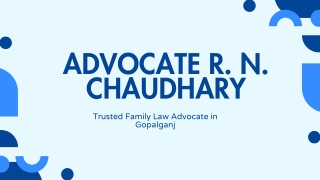 Advocate R.N.Chaudhary