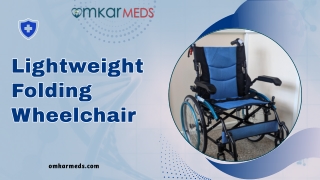 Lightweight Folding Wheelchair