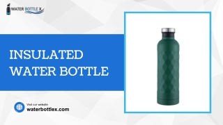 insulated water bottle