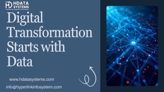 Presentation - Digital Transformation Starts with Data