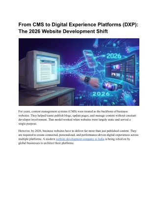 Switching CMS to DXP in 2026: Headless Architecture Guide by Indian Developers