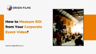 How to Measure ROI from Your Corporate Event Video?