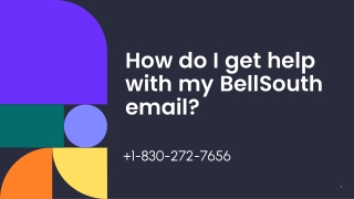 How do I get help with my BellSouth email