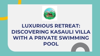 LUXURIOUS RETREAT DISCOVERING KASAULI VILLA WITH A PRIVATE SWIMMING POOL