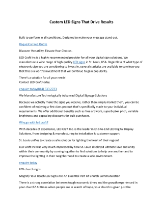 LED Signs | Leading Custom LED Sign Boards Manufacturers USA