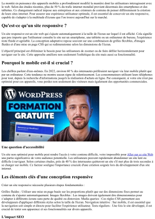 L'importance du mobile dans la création d'un-site responsive.