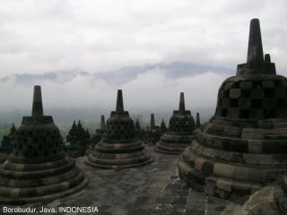 Borobudur, Java, INDONESIA