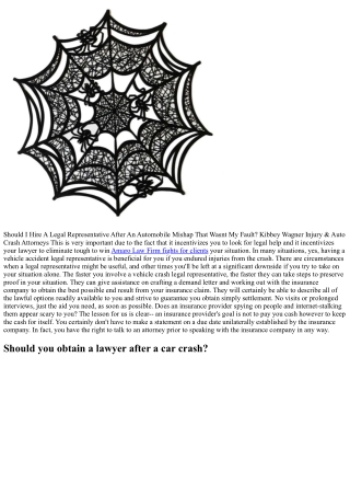 Is It Worth Working With An Attorney For A Car Accident? 11 4 2024