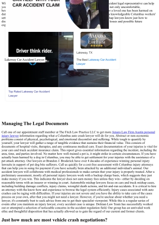 Columbus Automobile Accident Attorney