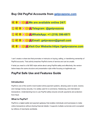 44 Fast and Safe Ways to Buy Verified PayPal Accounts Today