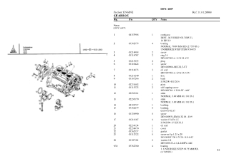 Deutz Fahr d07c 6007 Parts Catalogue Manual Instant Download
