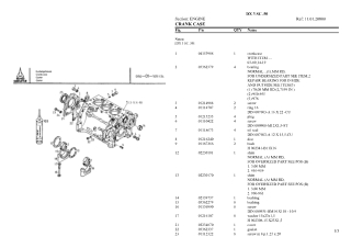 Deutz Fahr dx 3 sc 50 Parts Catalogue Manual Instant Download