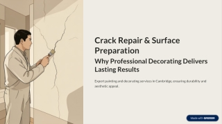Fix Wall Imperfections with Painter Decorator Cambridge