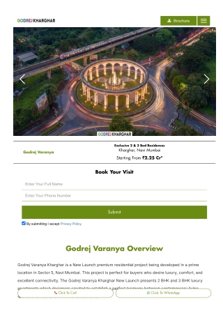 Godrej Varanya Kharghar New Launch Homes Navi Mumbai