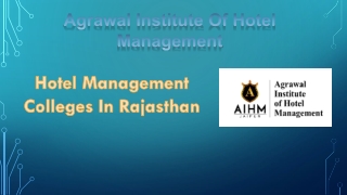 Hotel Management Colleges in Rajasthan (2)