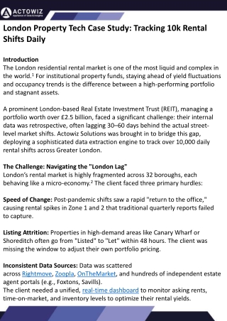 London Property Tech Case Study Tracking 10k Rental Shifts Daily