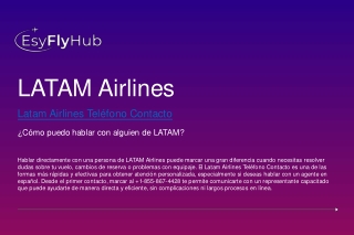 ¿Cómo puedo hablar con alguien de LATAM