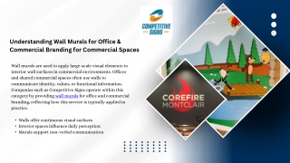 Understanding Wall Murals for Office & Commercial Branding for Commercial Spaces