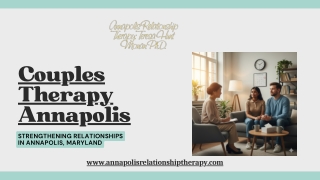 Couples Therapy Annapolis : Trusted Support For Lasting Relationship