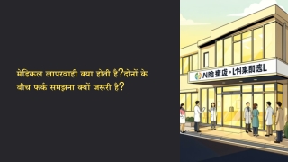 मेडिकल लापरवाही क्या होती है?दोनों के बीच फर्क समझना क्यों जरूरी है?
