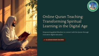 Online Quran Learning: Redefining Religious Education in the Modern Era