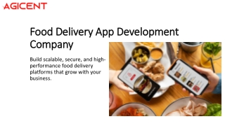 Food Delivery App Development Company