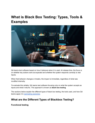 What is Black Box Testing_ Types, Tools & Examples