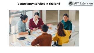 Consultancy Services in Thailand