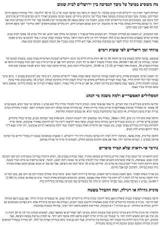 כמה זמן לוקחת נסיעה במונית מירושלים לבית שמש? תלוי בעומסים