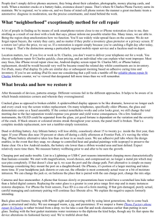 St Charles Phone Factory: Your Neighborhood Phone Repair Pros