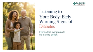 Listening to Your Body: Early Warning Signs of Diabetes