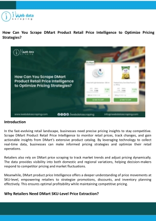 Scrape DMart Product Retail Pricing for Price Intelligence