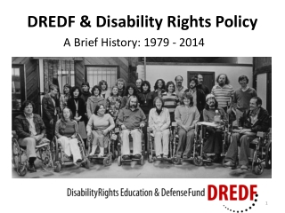 DREDF & Disability Rights Policy