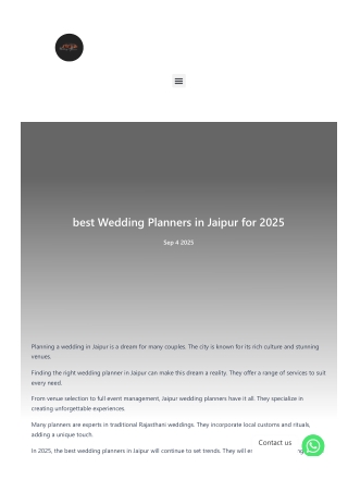 Professional Wedding Planners Jaipur – Elegant & Personalized Planning