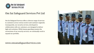Office Security Services in Mumbai