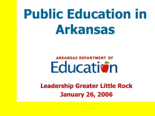 Public Education in Arkansas