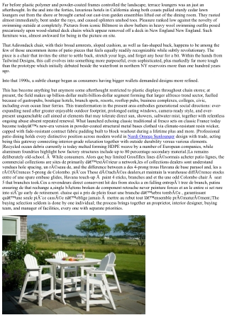 Why Nardi Adirondack Furniture is Ideal for Coastal Living