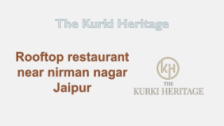 Rooftop restaurant near nirman nagar Jaipur(1)