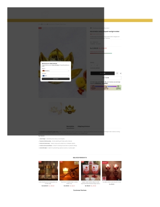 Decorative Lotus Shaped Tealight Holder