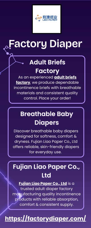 Adult Briefs Factory