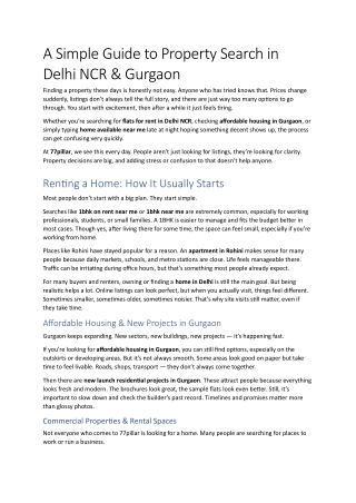 77Pillar – Real Estate Simplified