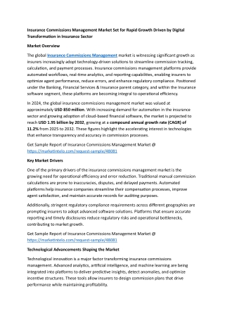 Insurance Commissions Management Market Set for Rapid Growth