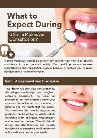 What to Expect During a Smile Makeover Consultation?